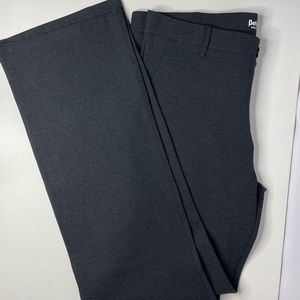 Betabrand Grey Yoga Dress Pants Size XXL Long
